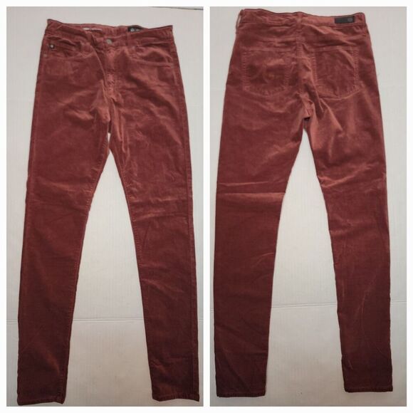 Adriano Goldschmid Jeans Womens Sz 29 The Farrah High Rise Skinny Corduroy AG - Picture 1 of 14